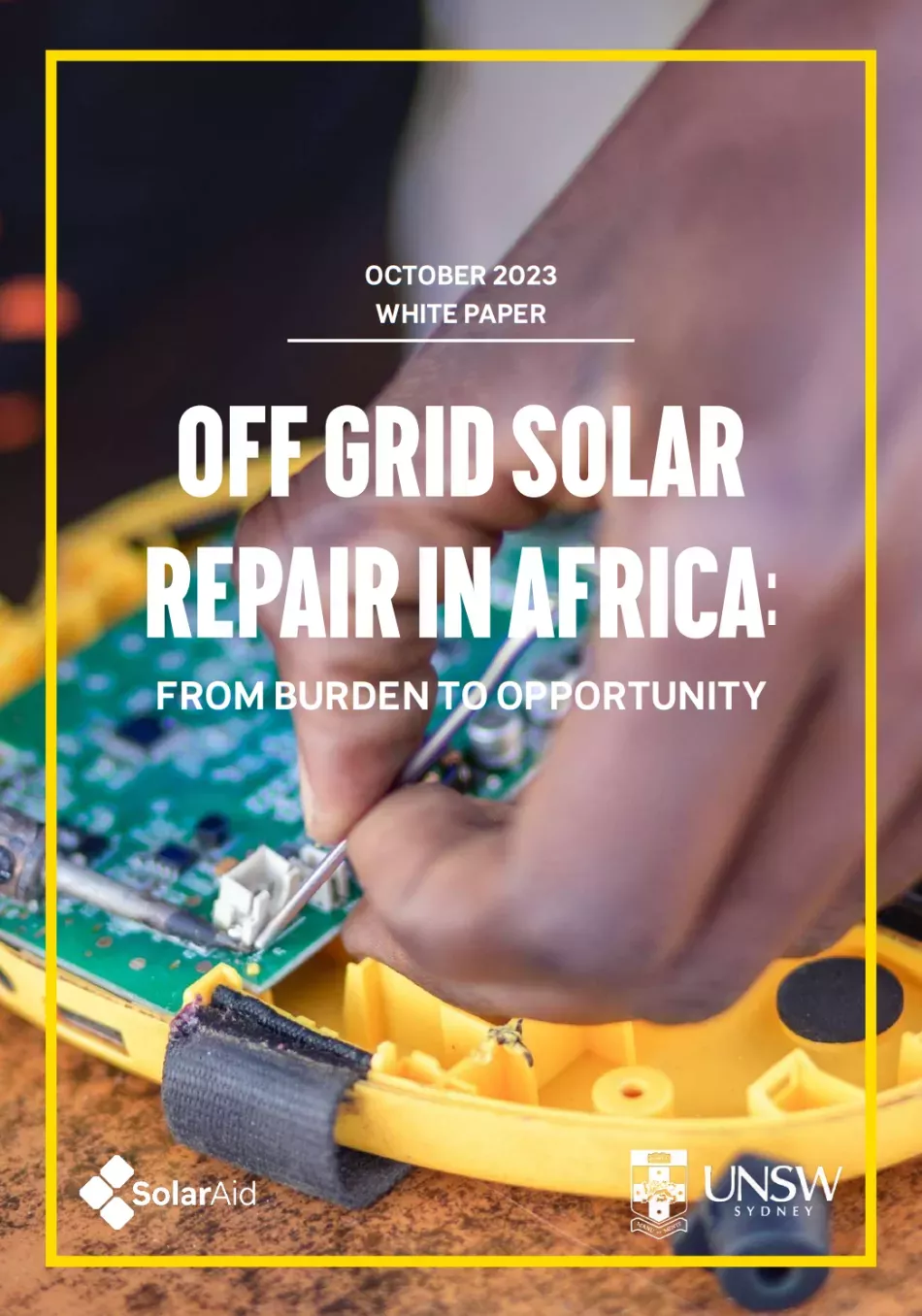 SolarAid - Off grid solar repair in Africa