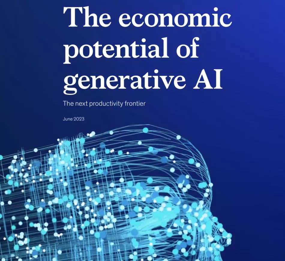 The economic potential of generative AI 