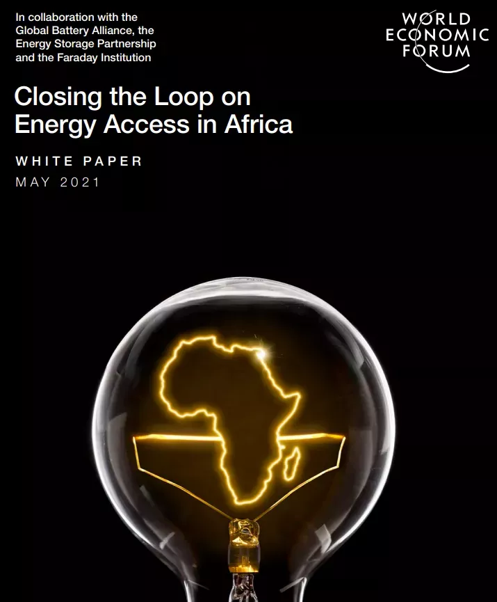 WEF closing the loop on energy access in africa